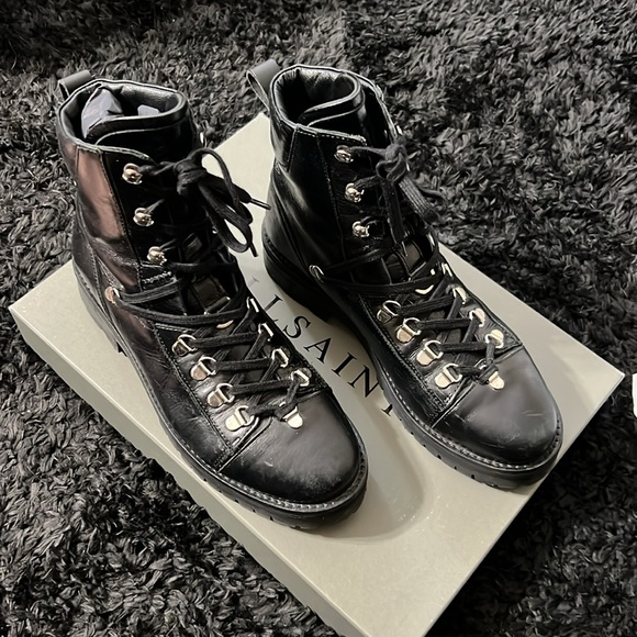 ALLSAINTS Franka Leather Hiker Boot - Picture 4 of 11